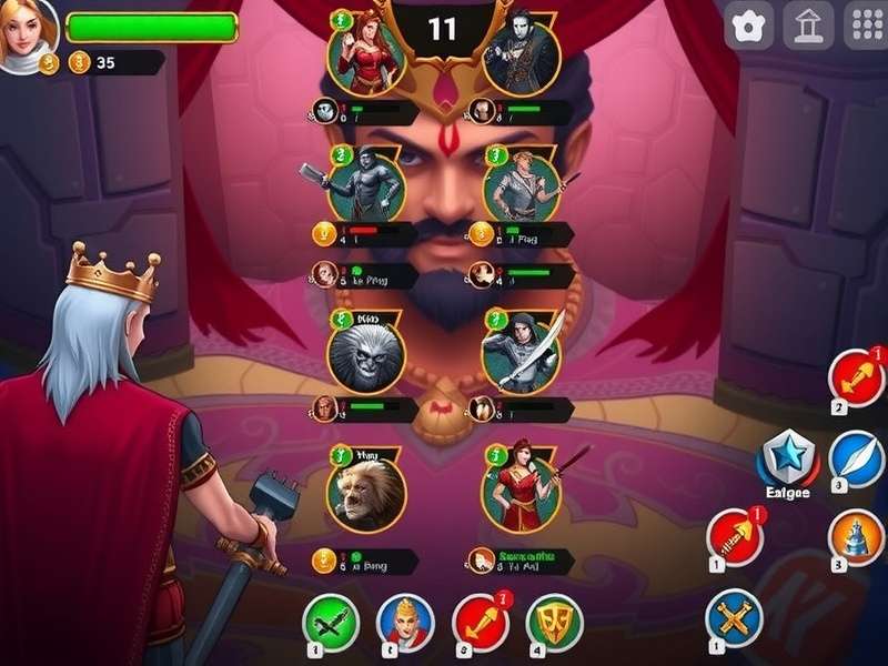 Epic battles in Rajma Royals Giant Rajma Royals Giant game screenshot showing battle interface